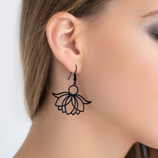 Boucles d’oreilles Fleur de Lotus