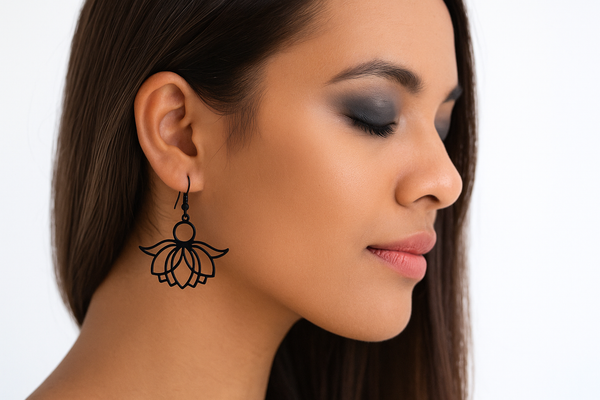 Boucles d’oreilles Fleur de Lotus