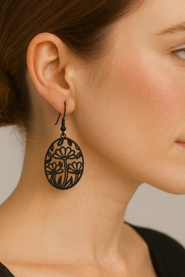 Boucles d'oreilles Perle de Fleur