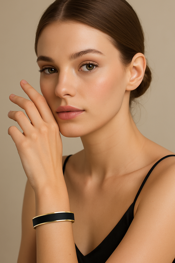 Bracelet Manchette à Bande Interchangeable – Ladygum (Set 6 Bandes Inclus)