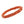 vue zoom, gros plan, en entier, bracelet boho les fleurettes, couleur papaye, orange, rouille, citrouille. Bijoux fantaisies en silicone, marque française, ladygum. Bracelet aux fleurs en relief, non ajustable, taille unique, facile à enfiler au poignet. Belle idée cadeau originale