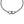 vue gros plan, détails, taille réelle, collier love 2 love. Noir, silicone, LadyGum, bijoux fantaisies, marque française, créateurs, designers. Style coeur, amour, passion, amitié. Léger, souple, longueur réglable, collier ajustable, résistant à l'eau, à la chaleur, minimisant les allergies.