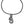 vue gros plan zoom à plat détails collier pendentif hibiscus long noir silicone ladygum strass swarovski cristal amovible riveté bijou fantaisie