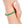 porté sur poignet, par mannequin. Zoom, vue gros plan, bracelet boho Les Fleurettes, couleur amande, vert pastel. Bijoux fantaisies en silicone, marque française, ladygum. Bracelet taille unique, non ajustable, facile à enfiler. Bracelets aux fleurs en relief. Original, minimisant les allergies. Cadeau pour les fêtes.