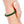 vue porté au poignet sur mannequin, vue zoom, gros plan, en entier, bracelet boho les fleurettes, couleur mojito, vert sapin, vert foncé, vert bouteille. Bijoux fantaisies en silicone, marque française, ladygum. Bracelet fleurs en relief, non ajustable, taille unique, facile à enfiler au poignet. Belle idée cadeau originale.