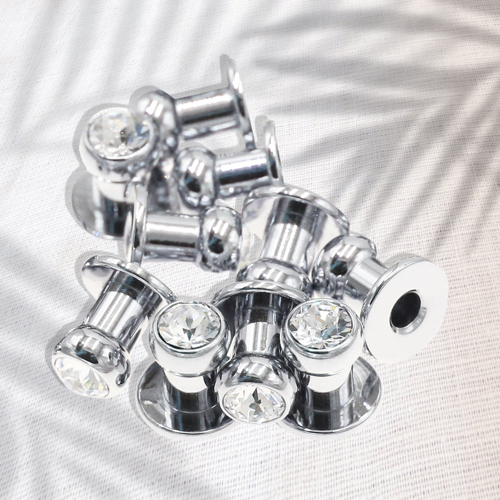 Lot de 10 Strass couleur cristal