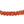 vue zoom, gros plan, en entier, bracelet boho les fleurettes, couleur papaye, orange, rouille, citrouille. Bijoux fantaisies en silicone, marque française, ladygum. Bracelet aux fleurs en relief, non ajustable, taille unique, facile à enfiler au poignet. Belle idée cadeau originale